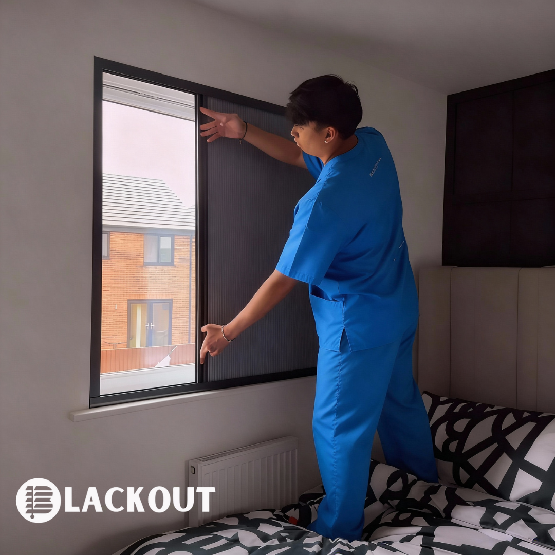 Non-Drill Blackout Shades