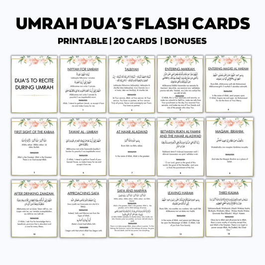 Healing Duas for Every Prayer – Guided Islamic Dua Cards Bundle
